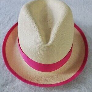 GENUINE ECUADOR HAT " FINE PANAMA HAT" 100% TOQUILLA STRAW MEDIUM 58Cm CLASSIC